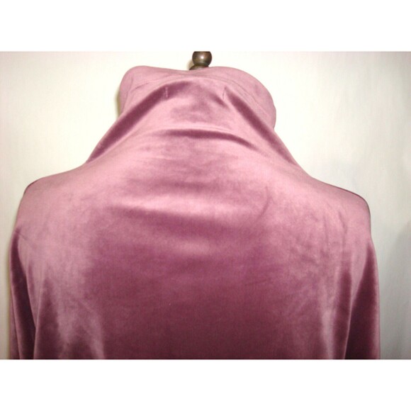 NWT Womens PrAna Yoga M Casual Top New Phoenix Pullover Velour Raison Dark Mauve - Picture 4 of 8